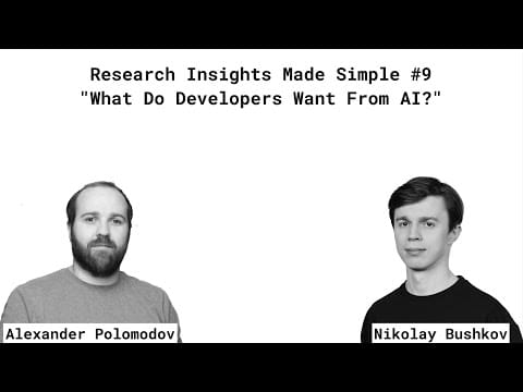 What Do Developers Want From AI? - YouTube cover