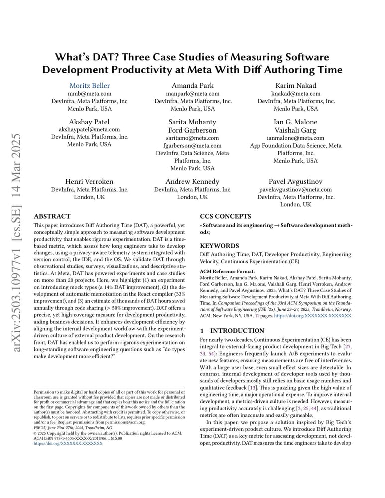 Первая страница whitepaper What's DAT?